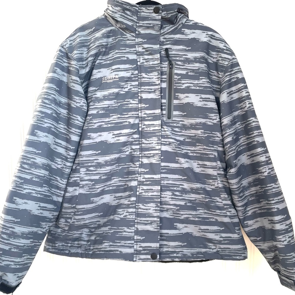 DLGJPA Women’s Mountain Waterproof Ski Jacket Hooded Windproof Winter Raincoat